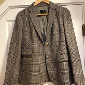 J Crew Factory Houndstooth Blazer